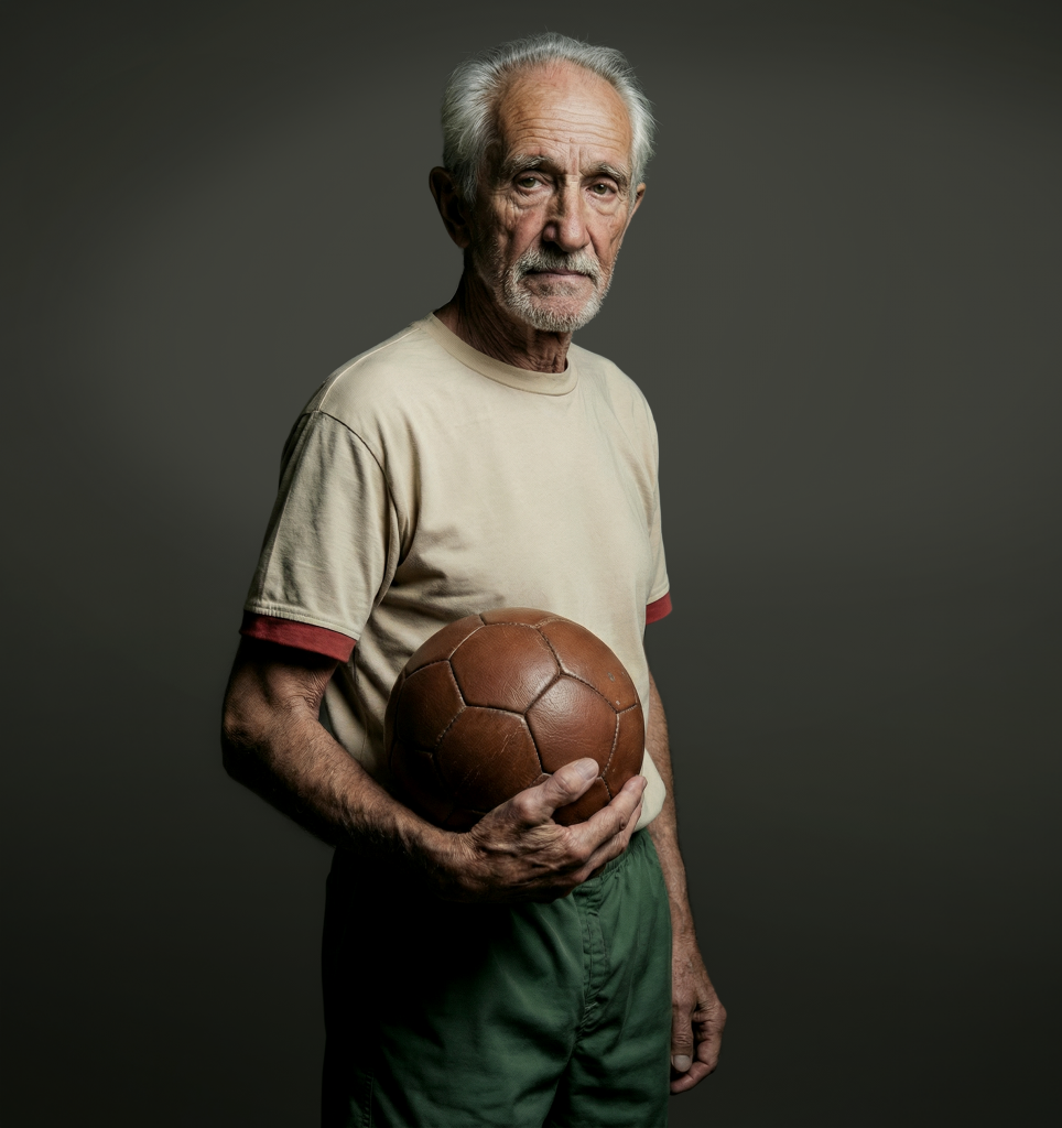 Lei­den­schaft altert nicht | Bildbearbeitung, KI-Bildgenerierung, Character, Campaign, People, Sports