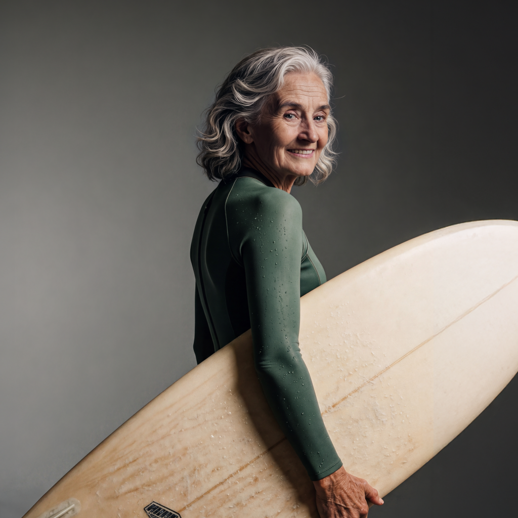 Lei­den­schaft altert nicht | Bildbearbeitung, KI-Bildgenerierung, Character, Campaign, People, Sports